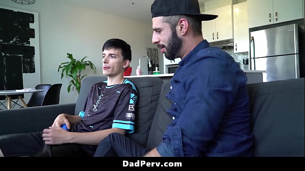 Stepdaddy Teaching His Stepson To Take Care Of His Raging Boner